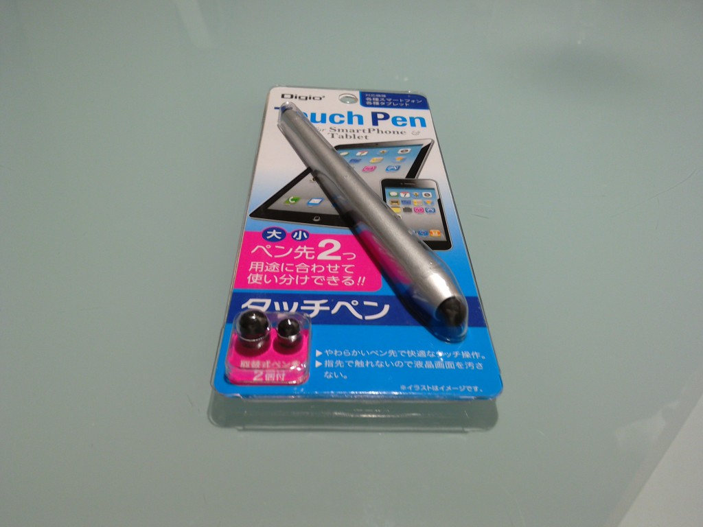 Digio2 タッチペン ツインヘッドタイプ 取替式ペン先2個付 シルバー ECTP-02SL