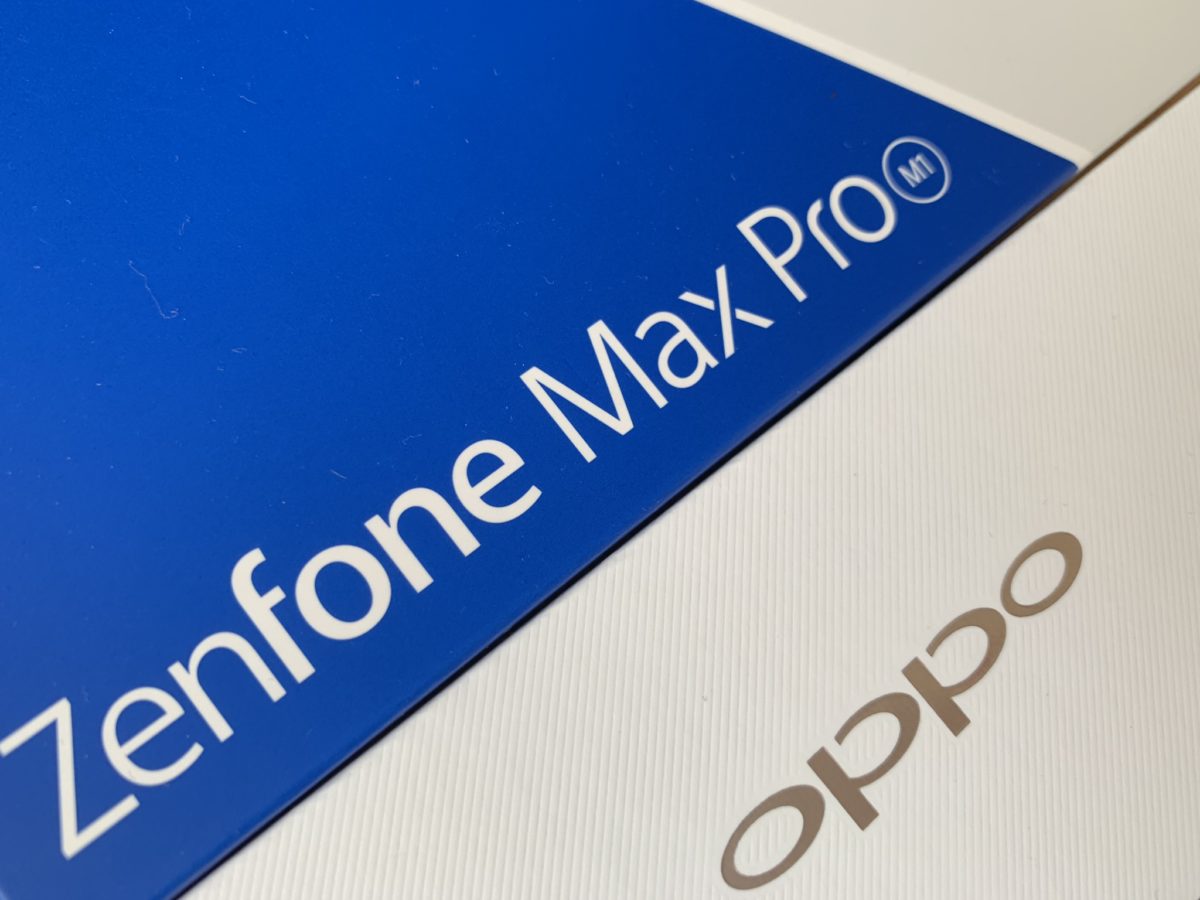 Zenfone Max Pro M1とOPPOを比較