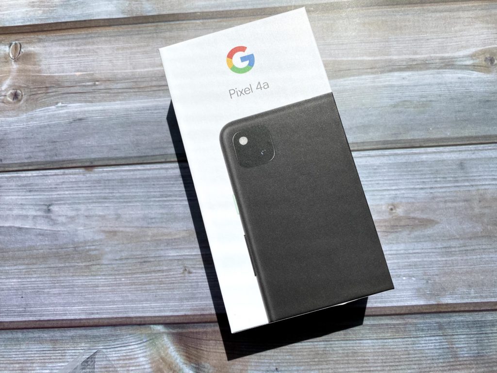 Google Pixel 4aの外箱